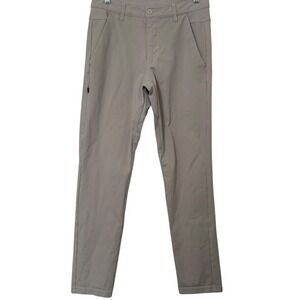 BYLT Basics Light Khaki Everyday 2.0 Straight Fit Performance Chino Pants Men 32